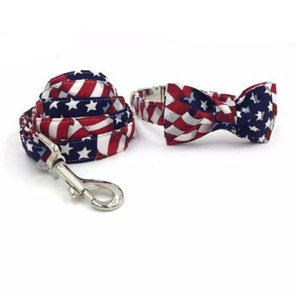 The "Merica" Dog Collar w/ Detachable Bow