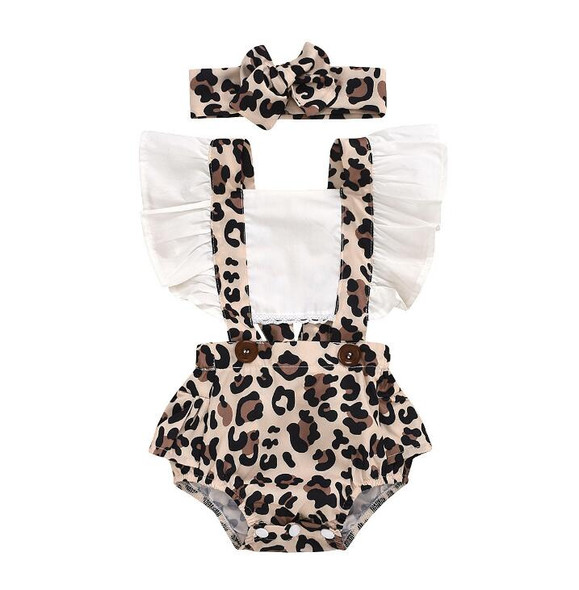 Baby girl rompers with head bow