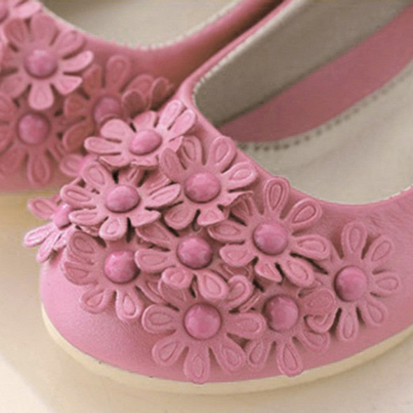 Toddler Girls Dressy Flower Tipped Flats