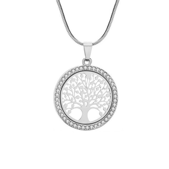 Women’s Tree of Life Pendant Necklace Gold & Silver