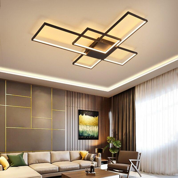 Gold Black LED Ceiling Lights for living room bedroom