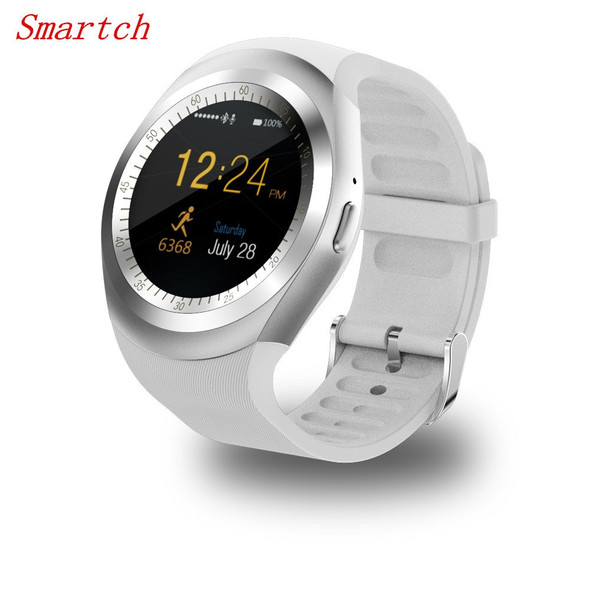 Smartch Smart Watch Y1 Touch Screen Fitness Activity Tracker Smartwatch Men Women Watch support SIM TF card Wearable Diveces