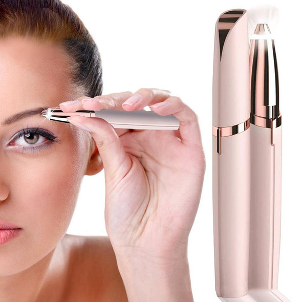 New Design Electric Eyebrow Trimmer Makeup Painless Eye Brow Epilator Mini Shaver Razors Portable Facial Hair Remover for Women