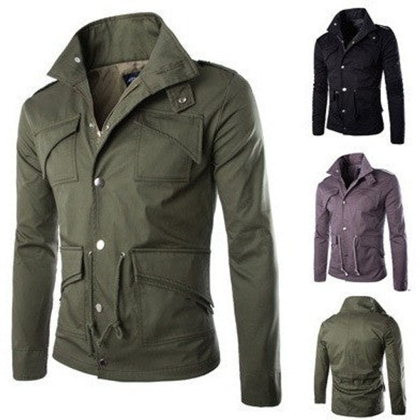 Hot high quality men's jacket fashion elegant coat Sexy Top Designed slim fit casual jacket men plus size M~4XL