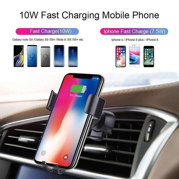 iPHone Qi Wireless Car Charger + Mount