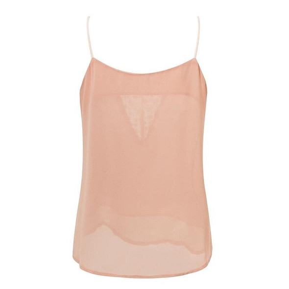 Sexy chiffon lace embroidery cami top