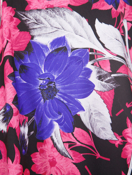 Casual Feminine Floral Printed Flared Midi Skirt