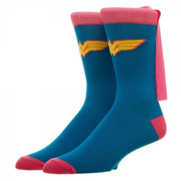 DC Comics Wonder Woman Pink Cape Socks