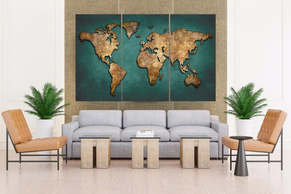 Beautiful Modern World Map