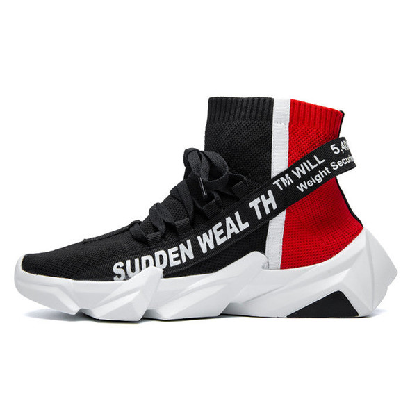 High-Top Socks Sneakers Men Shoes