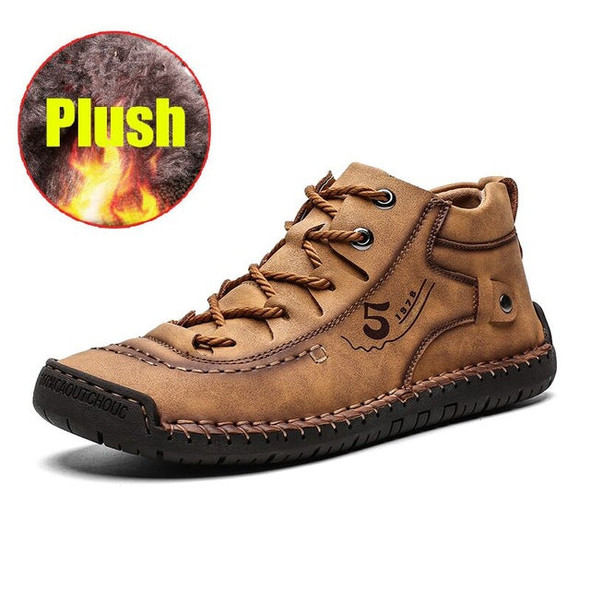 ZUNYU Leather Men Sneakers Casual Shoes