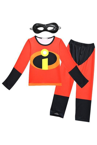 BFJFY The Incredibles 2 Pajamas Outfit Costume For Kids Boys Halloween Party