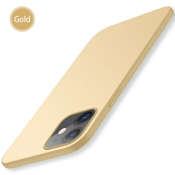 Apple iPhone 12 Models Case Solid Slim Matte Hard Cover