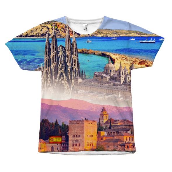 Spain Landmarks Unisex T-Shirt