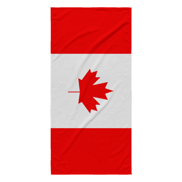 Canadian Flag Beach Towel