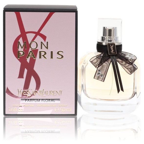 Mon Paris Parfum Floral by Yves Saint Laurent Eau De Parfum Spray 1.6 oz (Women)