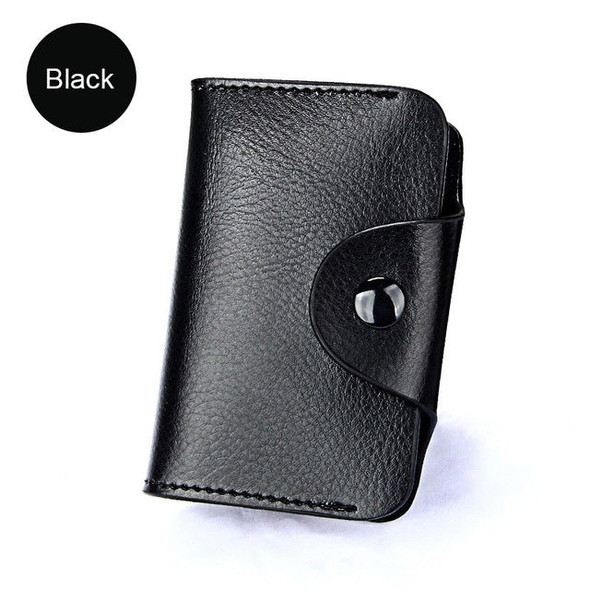 Men's Genuine Leather ID Credit Card Wallet