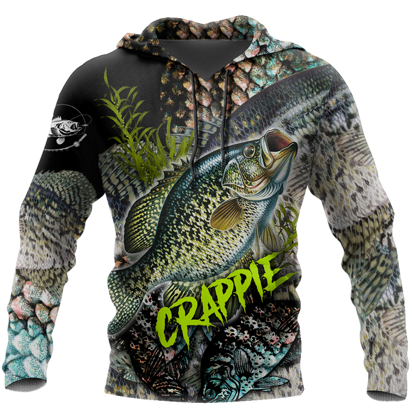 Love Fishing Crappie Full Printed 3D Hoodie