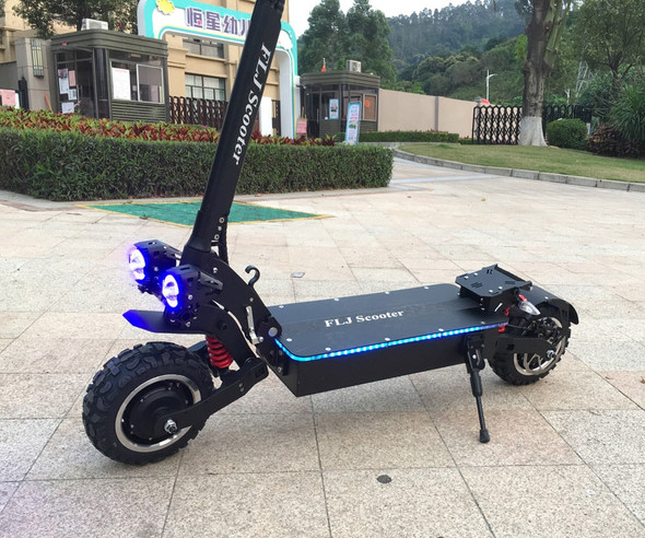 FLJ Upgraded 72V 7000W Electric Scooter with Dual motor Fast Top Speed E Bike Road tire Scooter electrico