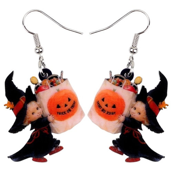 FREE OFFER Halloween Sweet Angel Candy Bag Earrings