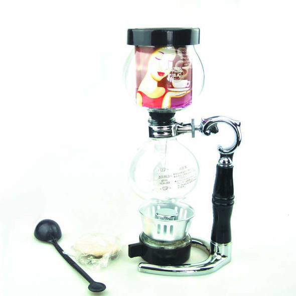 1PC  3Cups Coffee Tea Syphon Makers Coffee Siphon