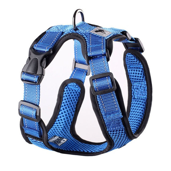 Adjustable Pet Training Product Chihuahua Pug No Pull Mesh Dog Harness Breathable Puppy Vest Reflective Harnesses For Small Dogs