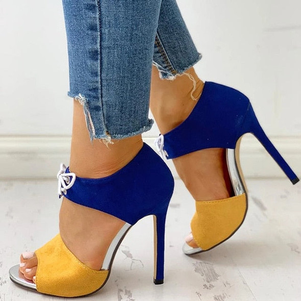 Summer High Heels Pumps Sandals shoes woman NEW Fashion Sexy Ladies Increased Stiletto Super Peep Toe shoes