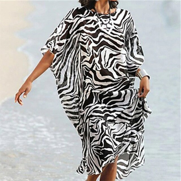 Cover Up Chiffon Swimsuit Beach Kaftan