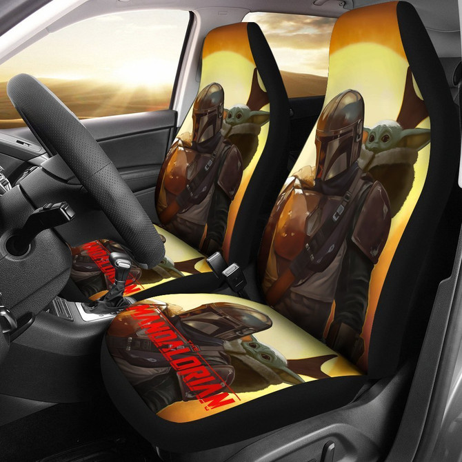 Baby Yoda And Mandalorian Car Seat Covers Star Wars