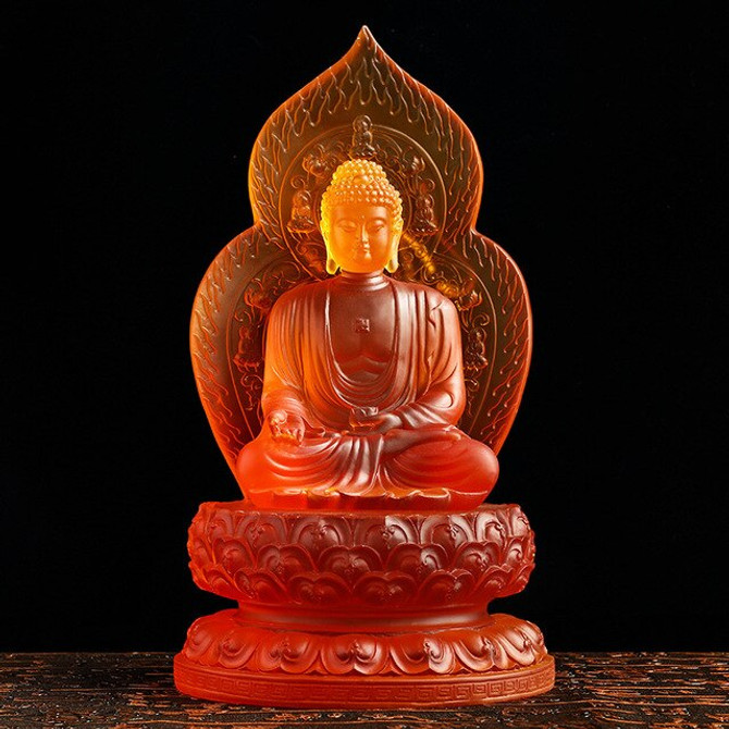 Handmade Buddha statue sculpture