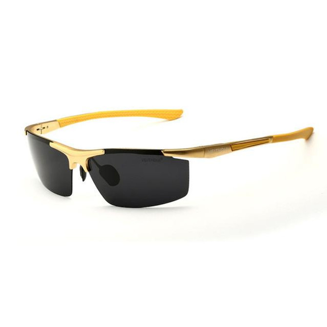VEITHDIA Aluminum Magnesium Sunglasses Polarized  Men Coating Mirror Driving Sun Glasses Oculos Eyewear Accessories KT2