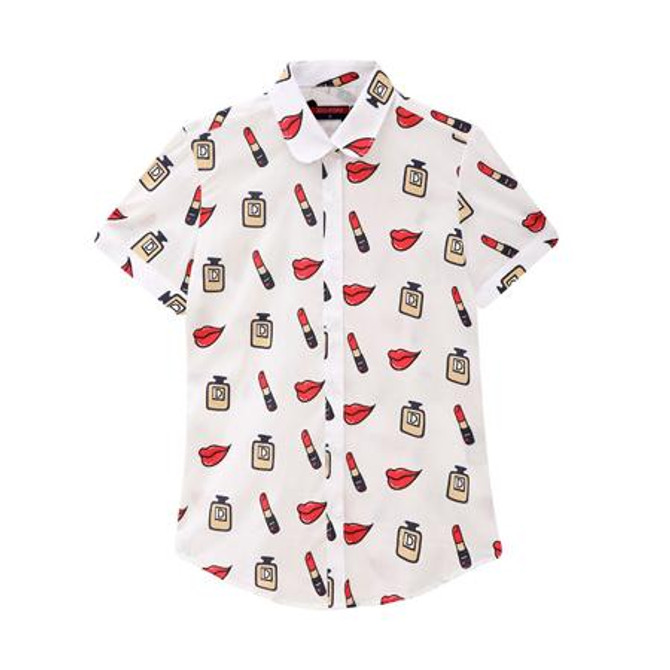 2018 New Short Sleeve Blouse Floral Summer Tops Turn Down Collar Women Shirts Casual Cotton Women Blouses Plus Size Blusas 5XL