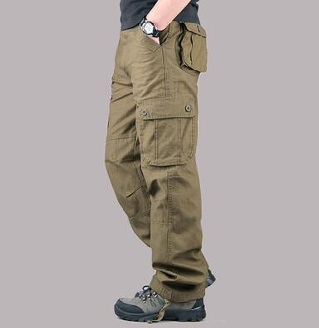 VXO  Men's Cargo Pants Casual Mens Pant Multi Pocket Military Overall Men Outdoors High Quality Long Trousers