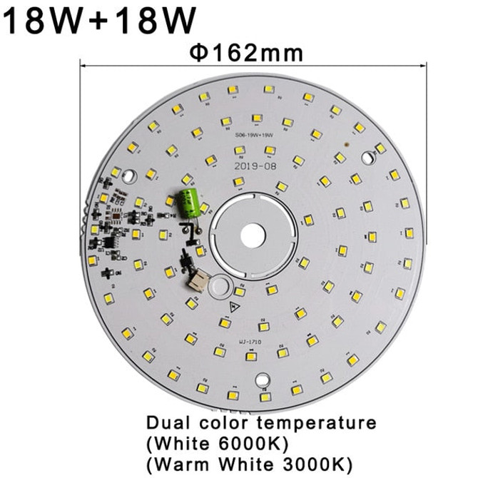 LED Bulb Lamp Chip 3W 6W 12W 18W AC 220V 240V  Smart IC No Need Driver DIY Natural White For led downlight led Spotlight beads