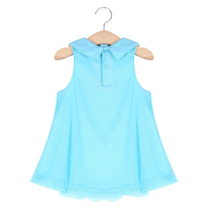 Summer Baby Dresses 2017 Girl Clothing Cute Flower Sleeveless Mesh Girls Birthday Party Dress Baby Tutu Princess Dresses