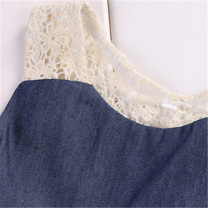 Summer Baby Dress Toddler Kids Baby Girls Fashion Sleeveless Lace Blue Princess Dress+Underpants Party Wedding Pageant Dresses