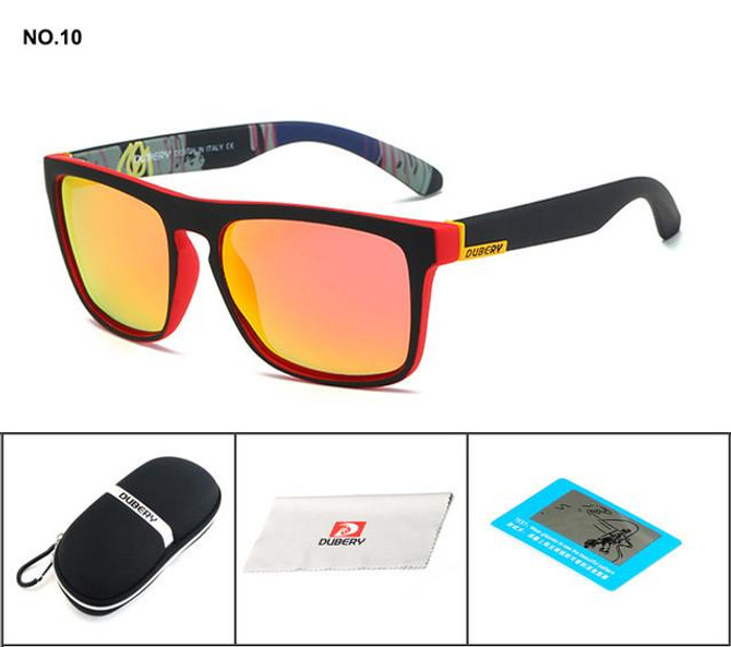 DUBERY Revo Polarized Sunglasses Men's Aviation Driving Shades Male Sun Glasses For Men Retro 2017 Luxury Brand Designer Oculos