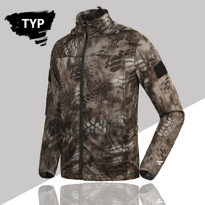 Mege Brand Clothing Summer Men Jacket Tactical Camouflage Military Ultra Light UV Sun Protection Breathable Fast Dry Casual