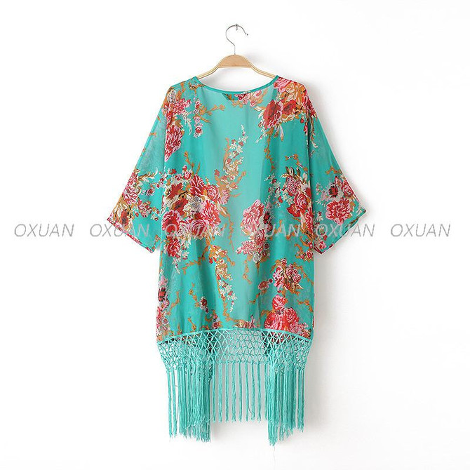 2015 Summer Women Fashion Beach Cover Up Ladies Sexy Swimsuit Bathing Suit Cover Ups Kaftan Kimono Beach Wear