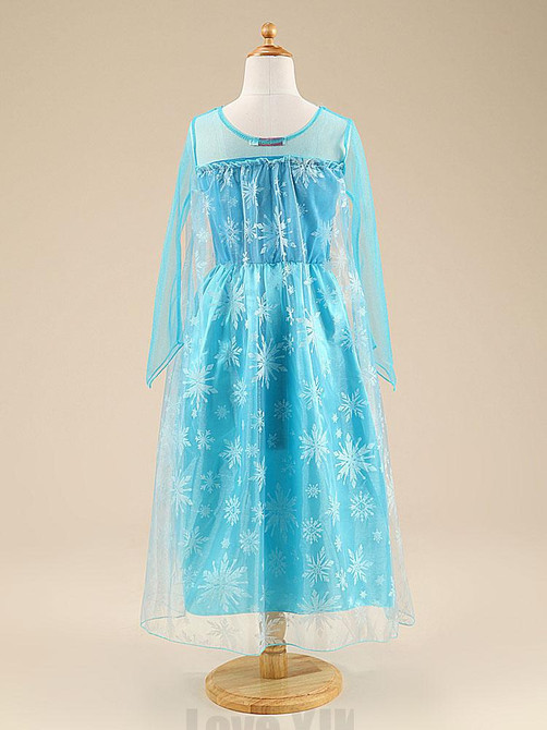 2017 New Fashion Custom Anna Elsa Girls Dresses Children Dress Kids Party Vestidos Baby Cinderella Cosplay Dress Pincess Dresses