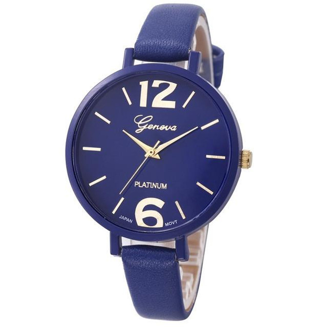 2016 Fashion Women Bracelet Watch Geneva Famous brand Ladies Faux Leather Analog Quartz Wrist Watch Clock Women relojes mujer