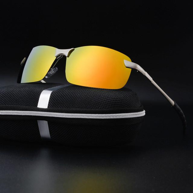 2017 New Fashion Men's Polarized Sunglasses Half-frame Driving Glasses Men Spectacles Ray Bain Sunglass Steampunk Sunglasses Men