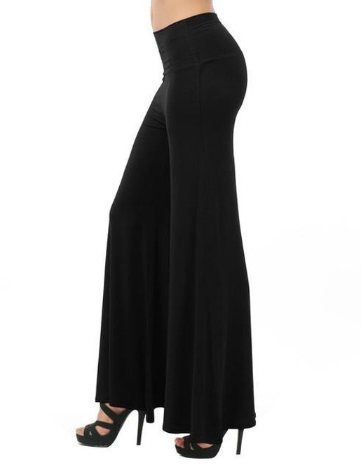 2016 Casual Palazzo Pants Women Hippie Boho Vintage Ethnic Women Wide Leg Pants Female Trousers Loose Elastic Waist High Baggy