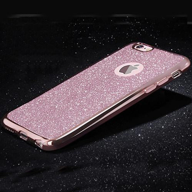 Luxury Clear TPU Phone Case For iPhone 7 & 7 Plus 6 6s 6 Plus SE 5 5s Silicone Soft Plating Back Cover With Bling Card