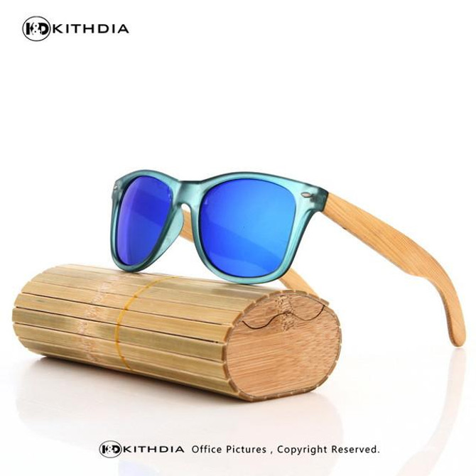 KITHDIA New Men/Women Handmade Bamboo Sunglasses Eyewear Eyeglasses Wooden Sunglasses Polarized Lens