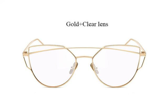 VictoryLip Women Brand Designer Cat Eye Mirror Sunglasses Rose Gold super star Lady Fashion Sun Glasses Female 2017 Newest