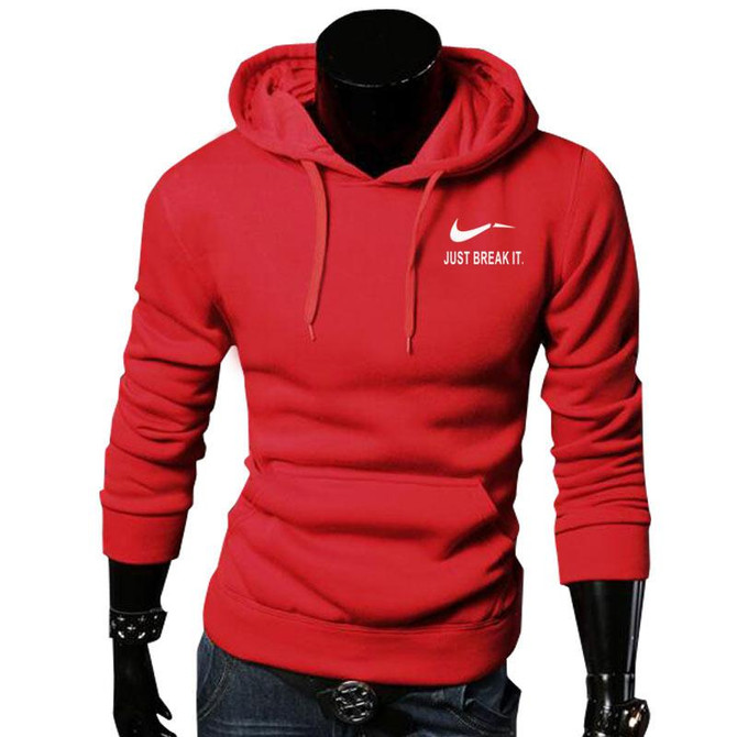 RUMEIAI New Brand Sweatshirt Men's JUST BREAK IT Hoodies Men Hip Hop Fashion Fleece high quality Pullover Sportswear Clothing