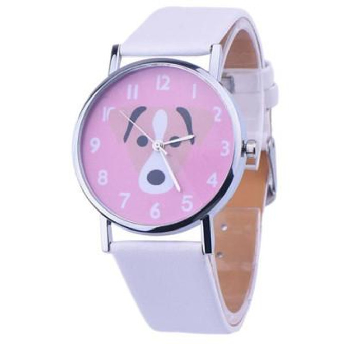 Relogio Feminino Watch Men Women Watches Horloges Leather Band Quartz Fashion Cute Dog Vogue Casual WristWatches Reloj Mujer