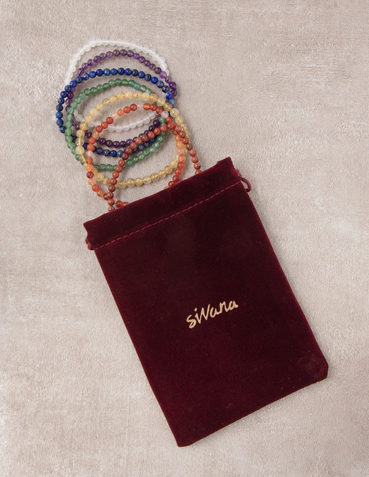 Chakra Mini Gemstone Bracelet Set