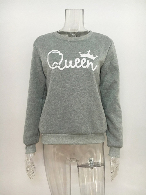 Imperial Crown long sleeve hoodies femme 2017 autumn winter women brand tracksuits harajuku pullovers O Neck casual sweatshirts